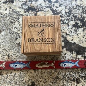 NWT - Smathers & Branson Boys Red and Blue Stylish Belts